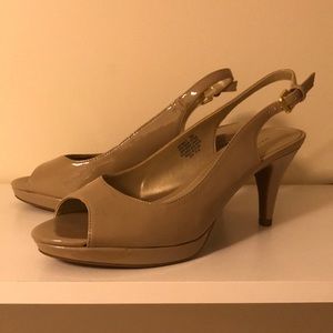 Nude Heels with Straps | Size 8